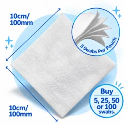 Sterile Non-Woven Gauze Swabs 10cm x 10cm