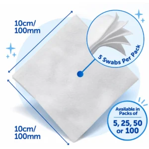 Sterile Non-Woven Gauze Swabs 10cm x 10cm