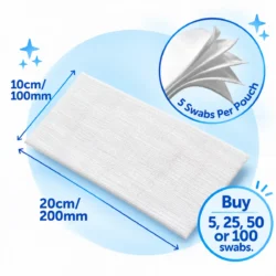 Sterile Non-Woven Gauze Swabs 10cm x 20cm